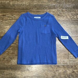 Boys old navy waffle knit long sleeve - nwt! 5t